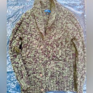 Vintage Polo Ralph Lauren - Hand Knit 100% wool sweater Men’s Sz Small